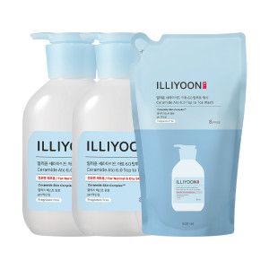 상품 이미지: 일리윤 세라마이드 아토6.0 탑투토워시 500ml 2개 + 리필 500ml