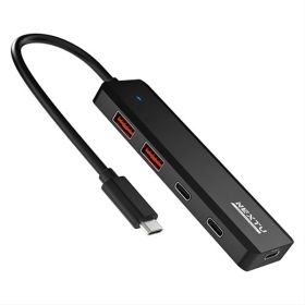 상품 이미지: 넥스트유 세기누스 볼트 4포트 USB 3.2Gen2 C타입 허브 3522U3-10G Hlu