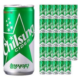 상품 이미지: 롯데 칠성사이다 210ml x 30캔입