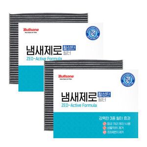 상품 이미지: (1+1)불스원 냄새제로 항균 활성탄 자동차 차량용 에어컨필터