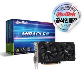 상품 이미지: (공식몰/오늘출발) 이엠텍 지포스 GTX 1660 SUPER MIRACLE II D6 6GB