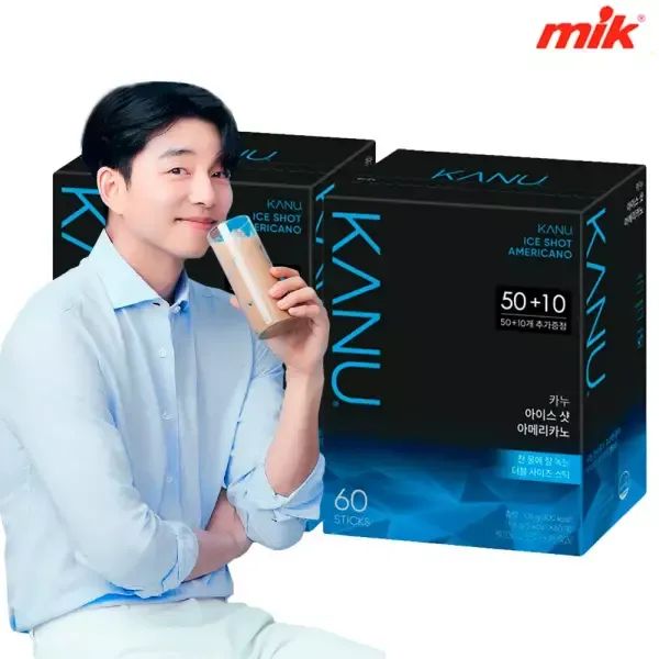 상품 이미지: 맥심 카누 아이스샷 아메리카노 60T x 2개 [디카페인/다크/마일드/아메리카노/라떼/커피믹스/모카골드/화이트골드]