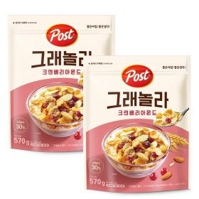 상품 이미지: 포스트 그래놀라 크랜베리 아몬드 570g x 2개입