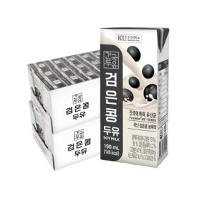 상품 이미지: 건국대학교 검은콩 두유 190ml 24입X2개(총48개입)