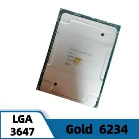 상품 이미지: Xeon Gold 6234 CPU 8 코어 16 스레드 3.3GHz 24.75MB 130W 프로세서 LGA3647 마더보드용
