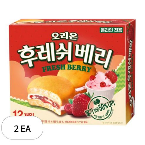 상품 이미지: 후레쉬베리 딸기, 360g, 2개