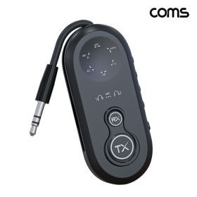 상품 이미지: Coms 고음질 블루투스 오디오 송수신기 v5.4 3.5mm/AUX변환송수신기/AUX송수신기/블루투스송수신기/송수신