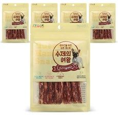 상품 이미지: 더주스 수제의여왕 강아지 건조간식, 소고기슬라이스, 70g, 5개