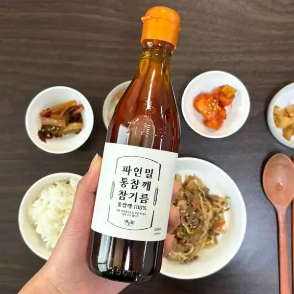 상품 이미지: [파인밀] 통참깨100% 고소한 참기름 350ml+350ml (총 2병)