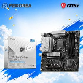 상품 이미지: MSI PRO B760M-A DDR4 II (PEIKOREA)  / 엠에스아이 공식인증 판매점