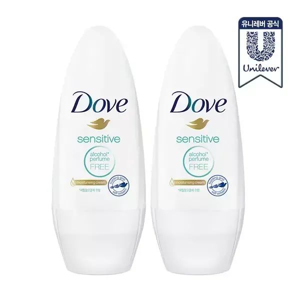 상품 이미지: 도브 데오드란트 롤온 센서티브 40ml 2개