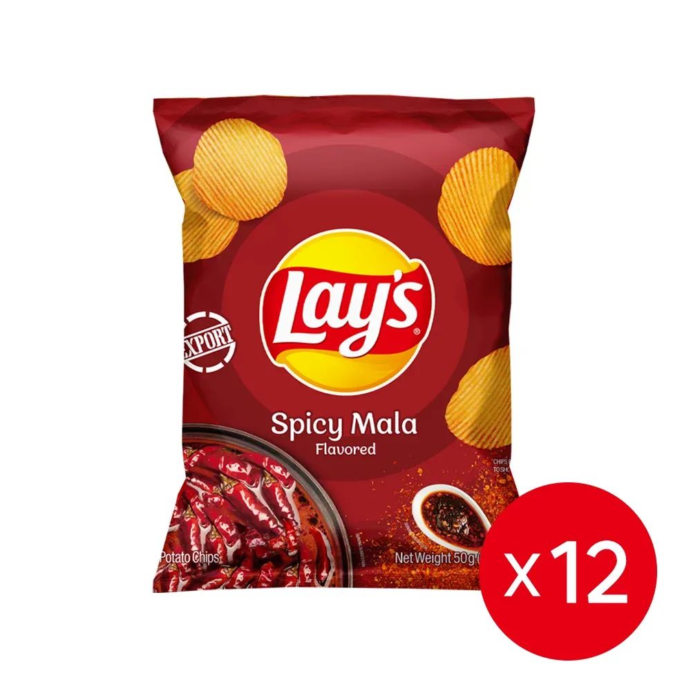 상품 이미지: [공식수입사] 레이즈 스파이시 마라맛 감자칩 50g x 12개