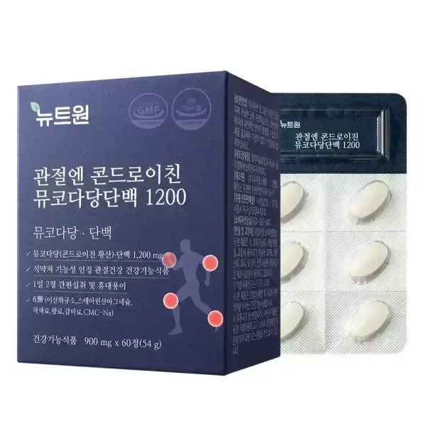 상품 이미지: 뉴트원 콘드로이친 뮤코다당단백1200 60정