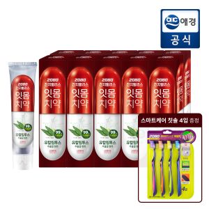 상품 이미지: 2080 진지발리스 유칼립투스 민트치약 150gX10입 (스트롱/후레쉬) +스마트케어 칫솔 증정