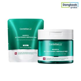 상품 이미지: (현대홈쇼핑)센텔리안24 마데카 더블 타이트닝 앰플 패드 1개+리필 60매 1개 모공 피부 탄력 미백 주