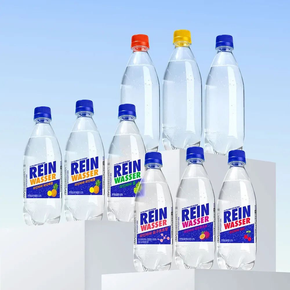 상품 이미지: 라인바싸 탄산수 500ml PET 9종 택 1박스 (20입)