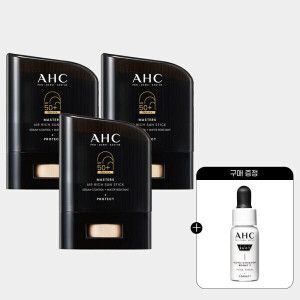 상품 이미지: AHC 마스터즈 에어리치 선스틱 14g 3개+(증정)프로샷 세럼 5ml
