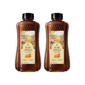 상품 이미지: 꿀담 자연벌꿀 베트남 야생화꿀 2kg x 2병/ 꿀벌이 채집한 순수 벌꿀