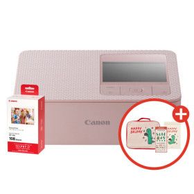상품 이미지: 캐논 공식총판 정품 셀피 CP1500 (핑크)+RP-108 포토 프린터 핸드폰 사진 인화기