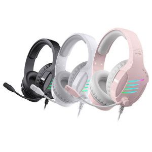 상품 이미지: 아이리버 유선 게이밍 헤드셋 ENC 노이즈캔슬링 마이크 레인보우LED EQwear-G7H
