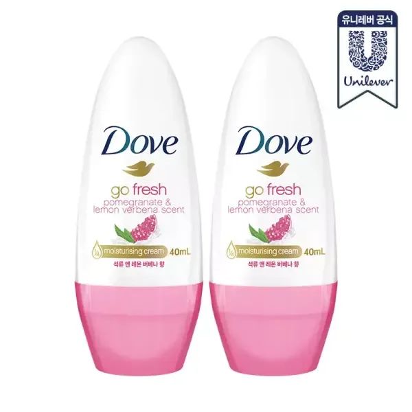 상품 이미지: 도브 데오드란트 롤온 석류 앤 레몬버베나 40ml 2개