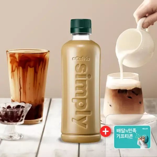 상품 이미지: 빙그레 아카페라 심플리 400ml 20입 디카페인 로어슈거라떼 + 기프티콘 1만원 증정