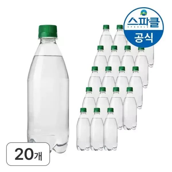 상품 이미지: 스파클 스파클링 탄산수 플레인 500mL 20병