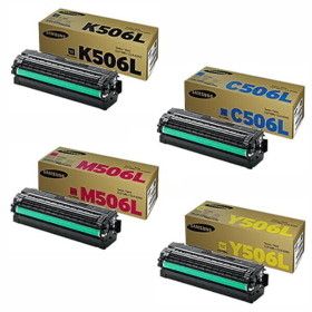 상품 이미지: 삼성전자 정품토너 4색세트 CLT-K506L/C506L/M506L/Y506L 대용량 삼성정품토너