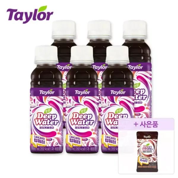 상품 이미지: [딥초코증정] 푸룬 딥워터 180mL x 6병