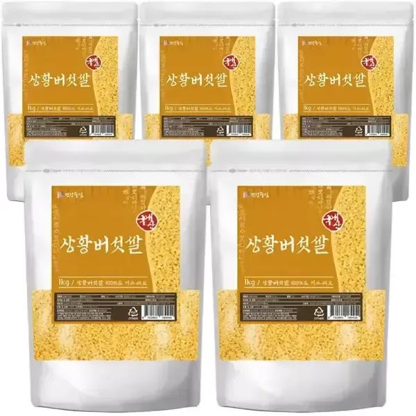 상품 이미지: 국산 상황버섯쌀 1kg 5개 (5kg) 씻지않고 바로먹는