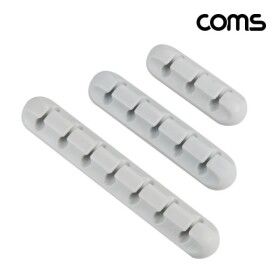 상품 이미지: Coms 케이블 홀더 오거나이저 3pcs 전선정리 고정클립/거실정리/전선걸이/케이블걸이/생활용품/정리용품