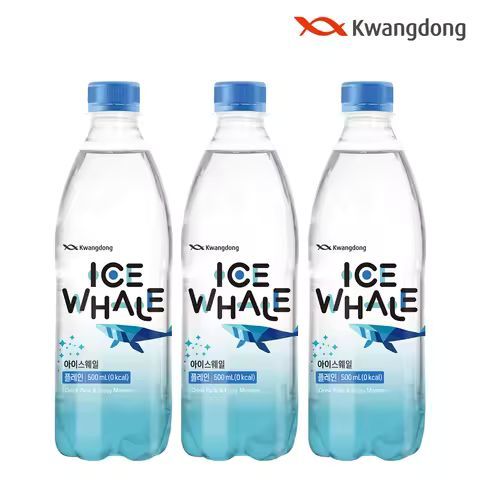 상품 이미지: 광동 아이스웨일 탄산수 플레인 500ml x 20개입 탄산 스파클링
