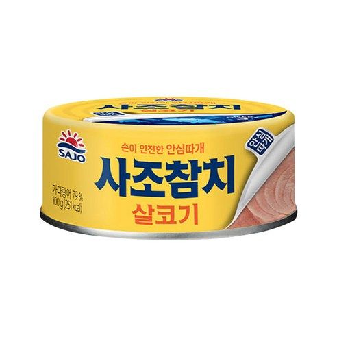 상품 이미지: 사조참치 살코기 안심따개, 100g, 12개