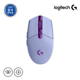 상품 이미지: 로지텍코리아 공식 G304 LIGHTSPEED 무선 게이밍 마우스 라일락 로지텍G 공식판매점