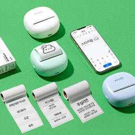 상품 이미지: 스티코팝 멀티 라벨 프린터 네임스티커 무선 블루투스 미니 감열식 /라벨지 3종 증정