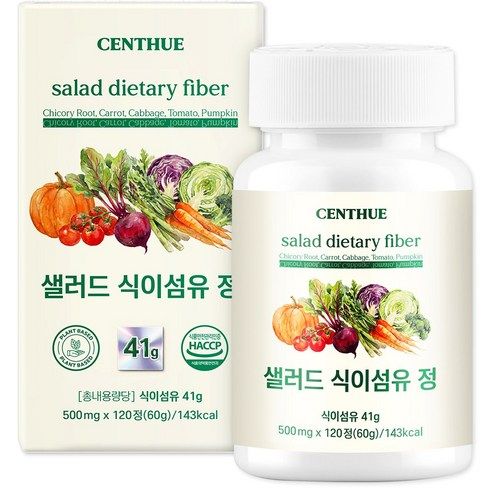 상품 이미지: 센트휴 샐러드 식이섬유 41g, 1개, 120정