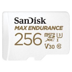 상품 이미지: 마이크로 SD카드 256GB 256기가 Max Endurance 블랙박스 카메라 CCTV 외장 메모리 정품 샌디스크 공식대리점