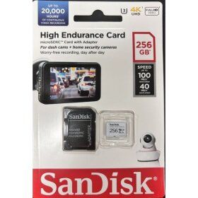 상품 이미지: 샌디스크 MicroSD HIGH 256GB(블랙박스용)