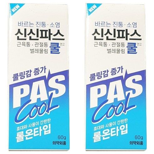 상품 이미지: 신신파스 쿨 연고 롤온타입, 1개입, 2세트