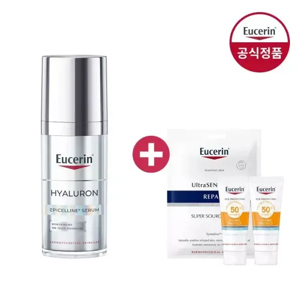 상품 이미지: 유세린 하이알루론 에피셀린 세럼 30ml +(증)마스크팩+선프로텍트 5ml 2개