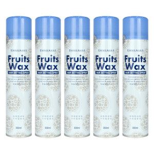 상품 이미지: 과일나라 후르츠왁스 헤어셋팅 스프레이300ml 5개 헤어 세팅