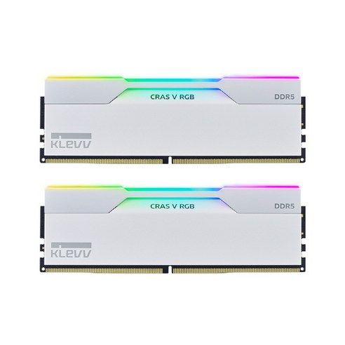 상품 이미지: ESSENCORE KLEVV DDR5-6000 CL30 CRAS V RGB WHITE 패키지 서린 RAM 32GB(16Gx2)