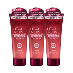 상품 이미지: (5%결제할인)케라시스 히트액티브 극손상 트리트먼트 220ml 3개 / 열손상 보호