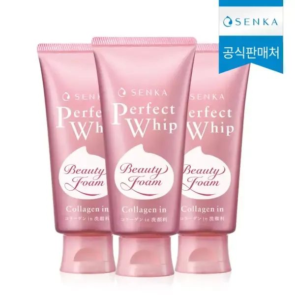 상품 이미지: 센카 퍼펙트휩 콜라겐 워시 클렌징폼 120g 3개