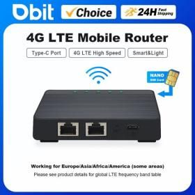 상품 이미지: 공유기 미니 박스 4G LTE 라우터 와이파이 SIM 카드 모뎀 차량용 앰프 지지대 5V USB 전원 공급 장치 및