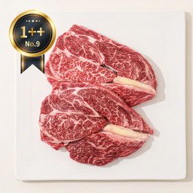 상품 이미지: (신선집중) 한정수량 / 1++NO.9 등급 한우 꽃등심 200g+200g (총400g) 설레는 육즙파티 구이용 스테이크용