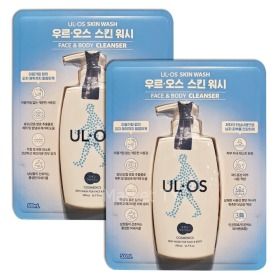 상품 이미지: 우르오스 스킨워시 500ml x 2세트 휴대용 간편 포장 대량 대용량