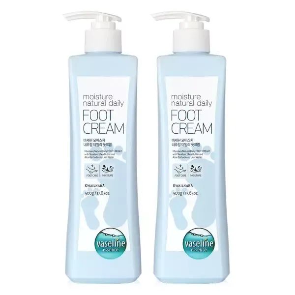 상품 이미지: 바세린 모이스처 풋크림 500ml 2개 / 고보습 발로션