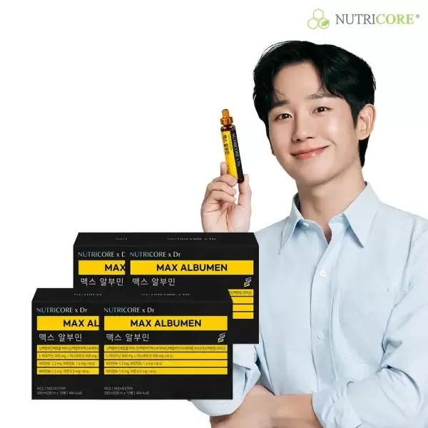 상품 이미지: 뉴트리코어 x Dr 맥스 알부민 3+1박스(40병)+쿵야멜라토닌구미 증정
