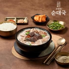 상품 이미지: 1팩더 총 11팩 고영숙 고품한상 순대국 500g10팩+1팩